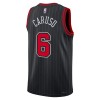 Män Chicago Bulls Tröja Alex Caruso 6 Jordan 2022-23 Statement Edition Svart Swingman